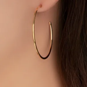 14K Josephine Hoops