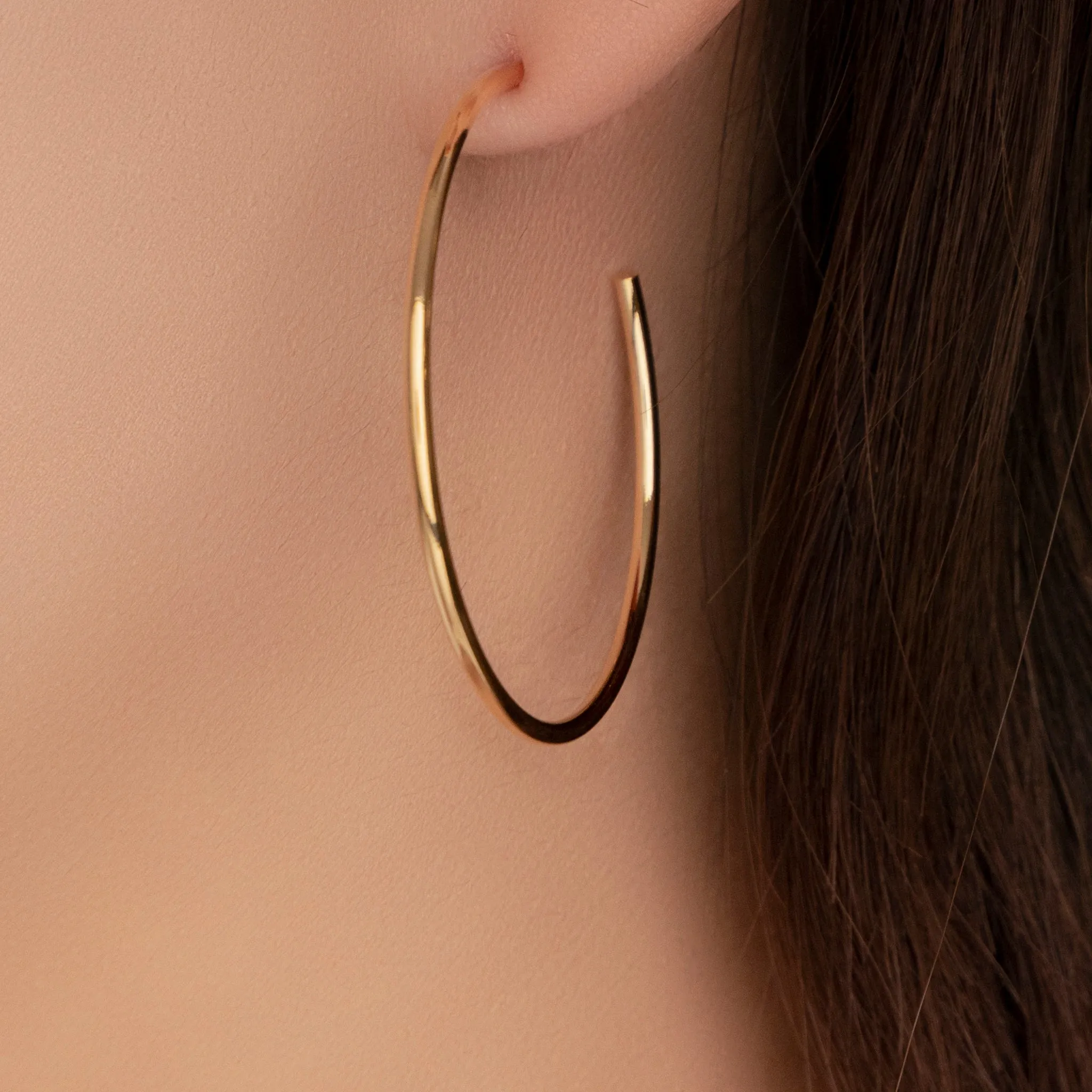 14K Josephine Hoops