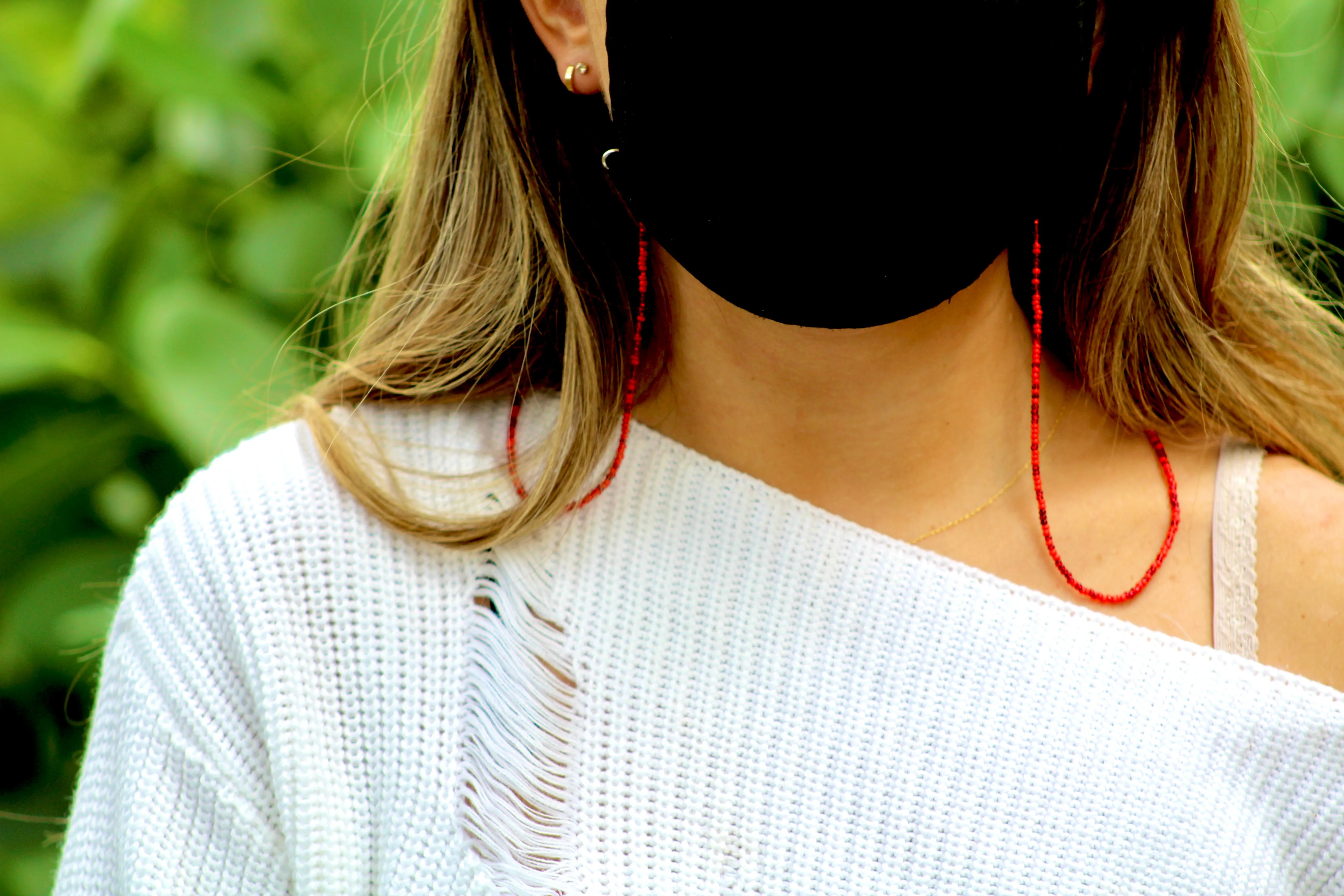 4-PACK Face Mask Necklaces