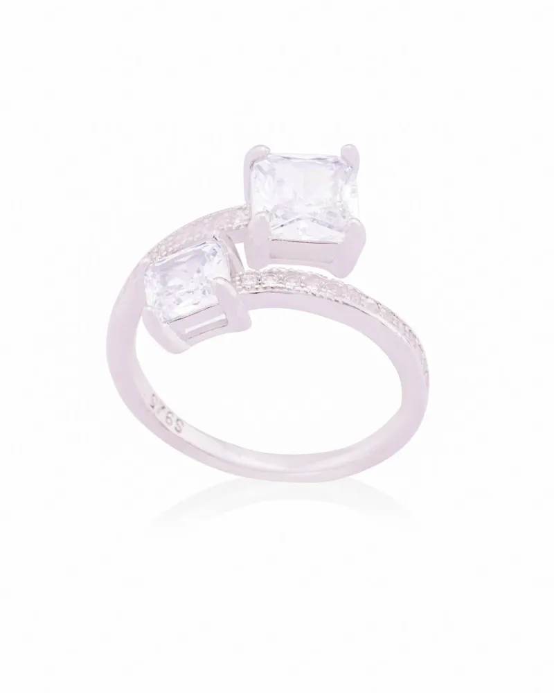 Adjustable Silver Fit Ring