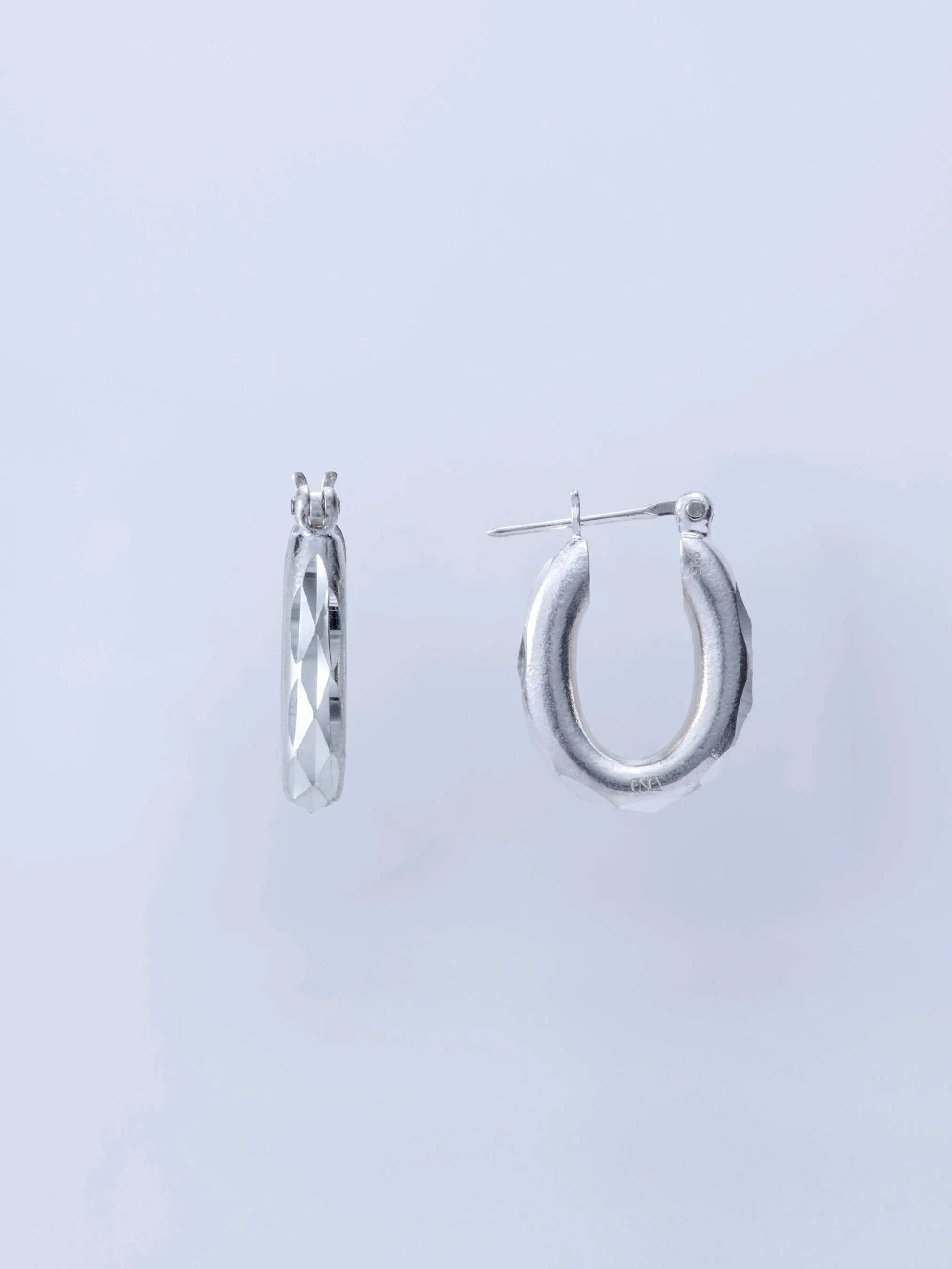 ANTWERP DESIGN CUT TRIPLE PIERCED EARRINGS