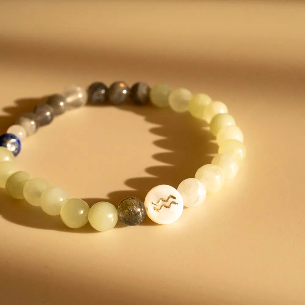 Aquarius Zodiac Bracelet