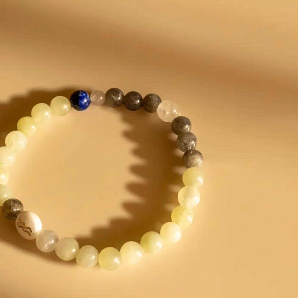 Aquarius Zodiac Bracelet