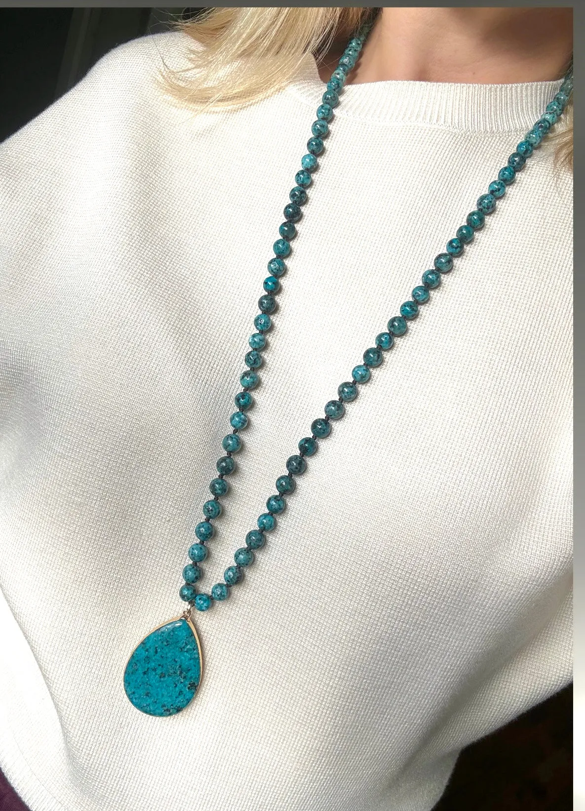 Arlo Teal Necklace