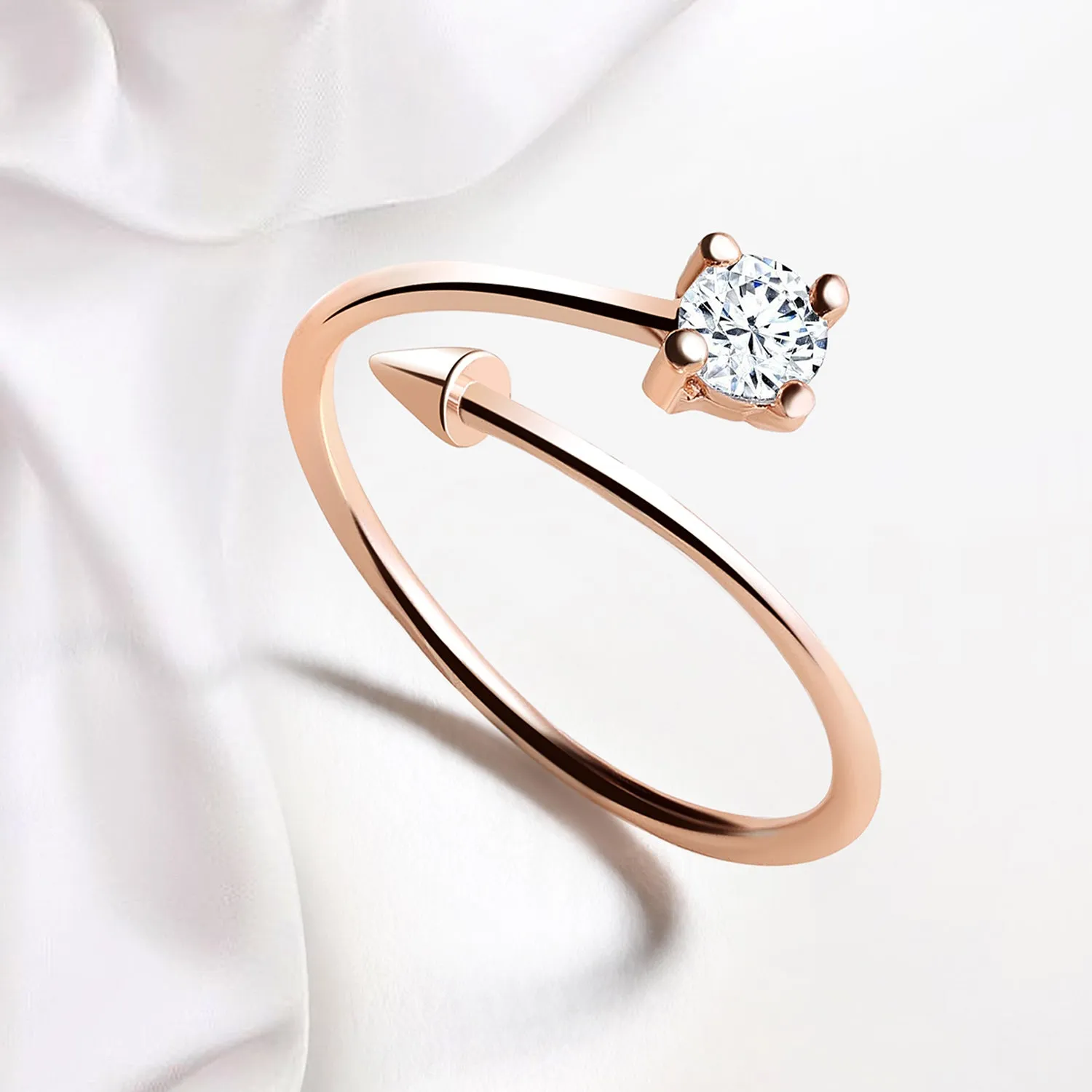 Arrow Shaped Adjustable Finger Ring