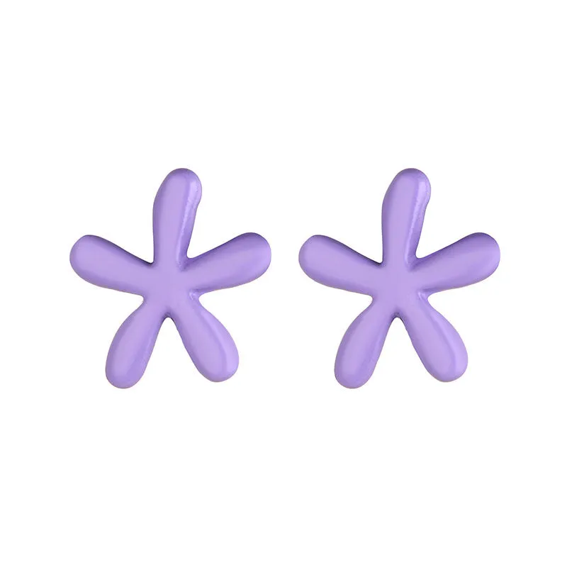 Asymmetric Fashion Simple Metal Earrings