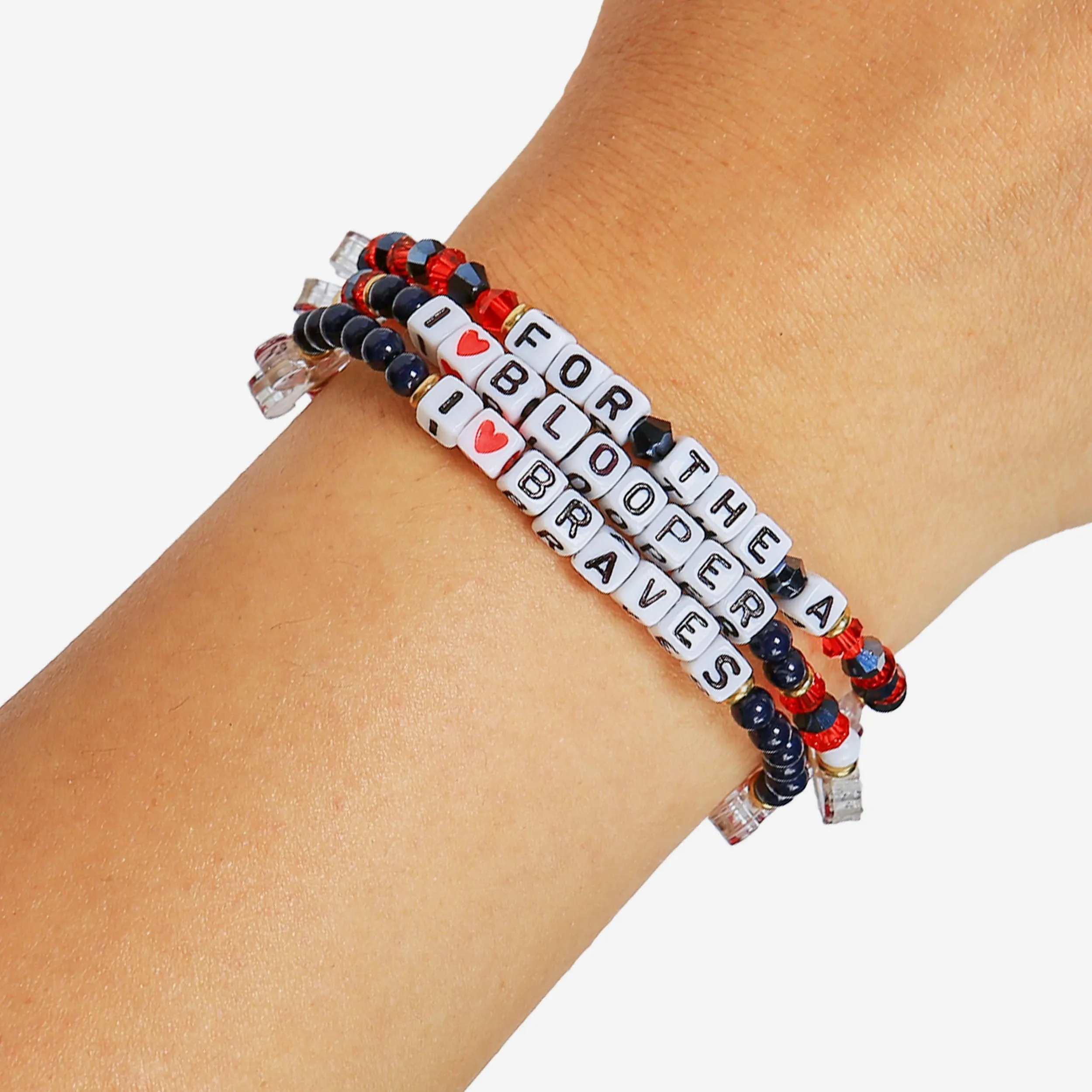 Atlanta Braves 3 Pack Friendship Bracelet