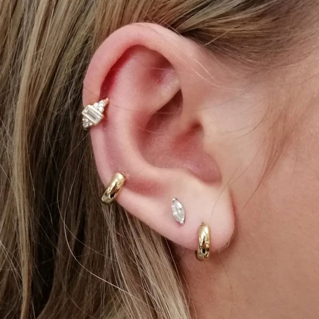 Audrey 7mm Cartilage Hoop Single Earring