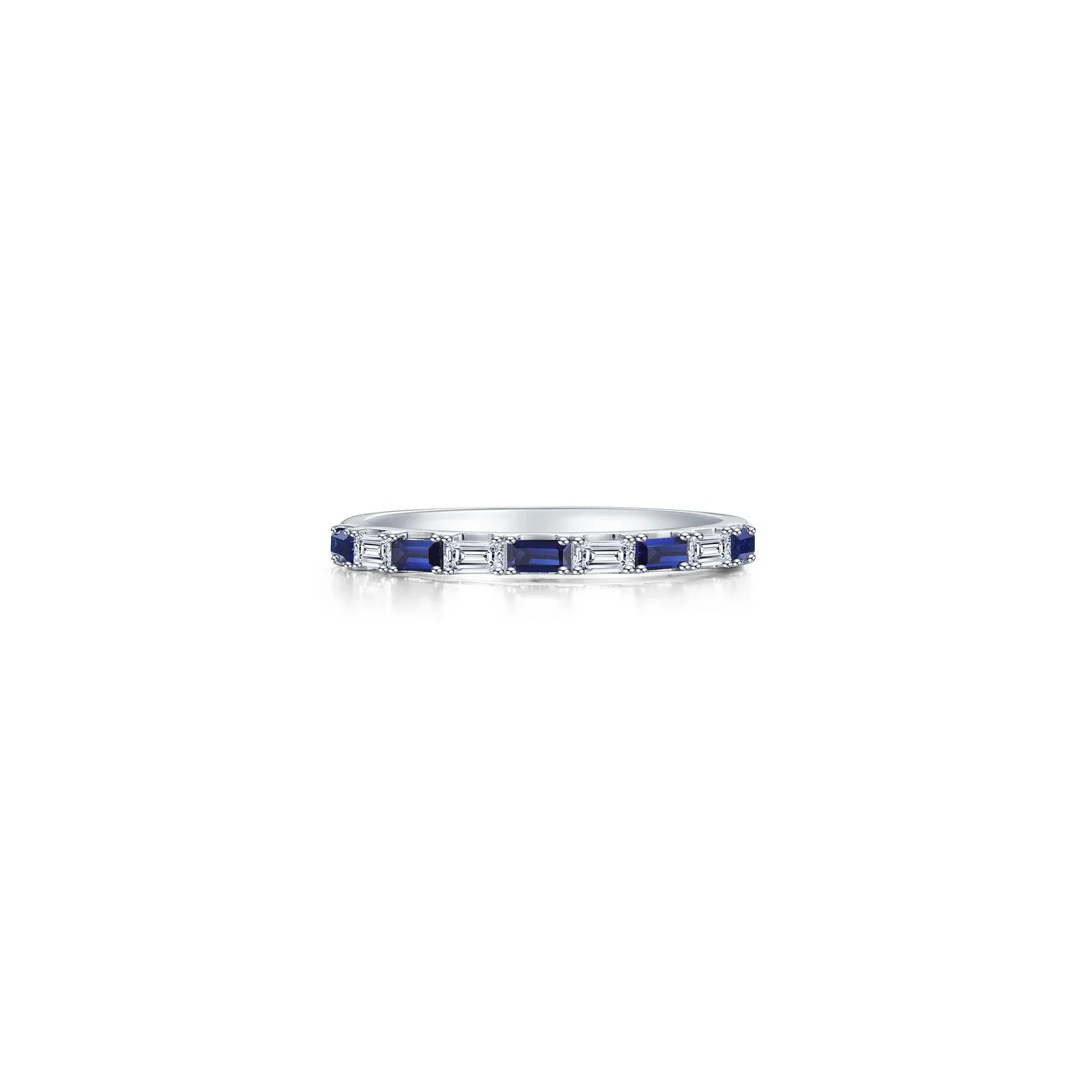 Baguette Half-Eternity Band R0537CRP05