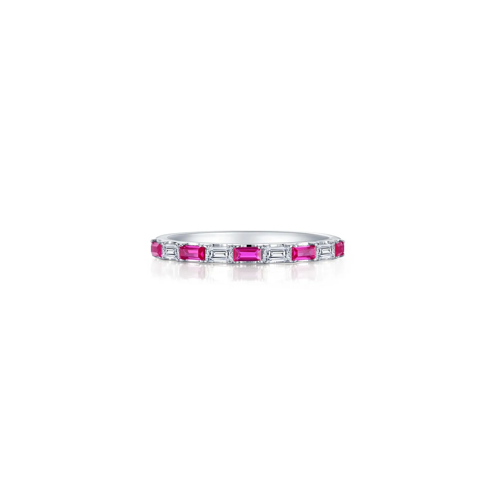 Baguette Half-Eternity Band R0537CRP05