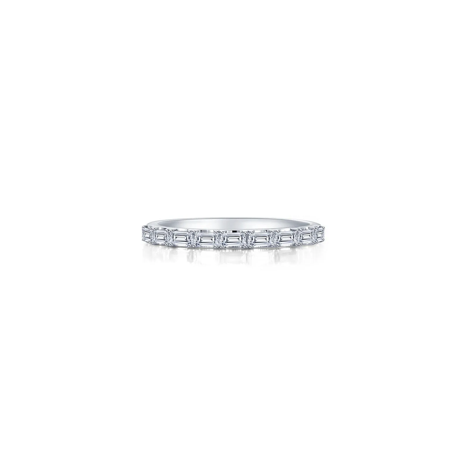 Baguette Half-Eternity Band R0537CRP05