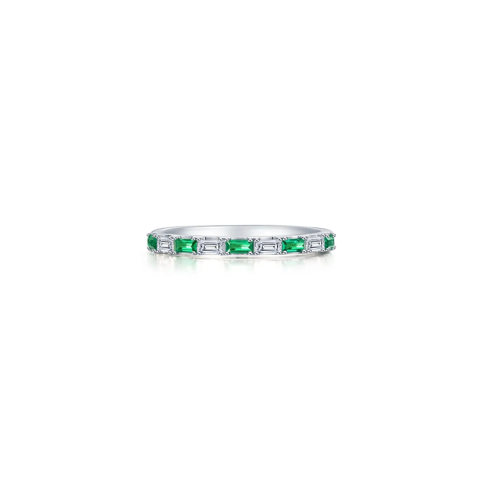 Baguette Half-Eternity Band R0537CRP05