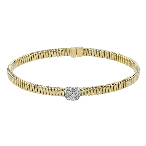 Bangle in 18k Gold with Diamonds LB2399 WHITE 18K X WHITE