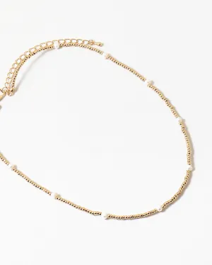Bead and Pearl Choker