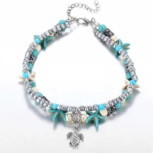 Beaded Ankle Bracelets - Beach Jewelry for Women