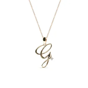 Bespoke Initial Pendant