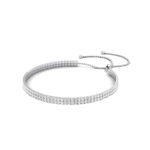 Bethany Double Strand Modern Lab Diamond Bracelet