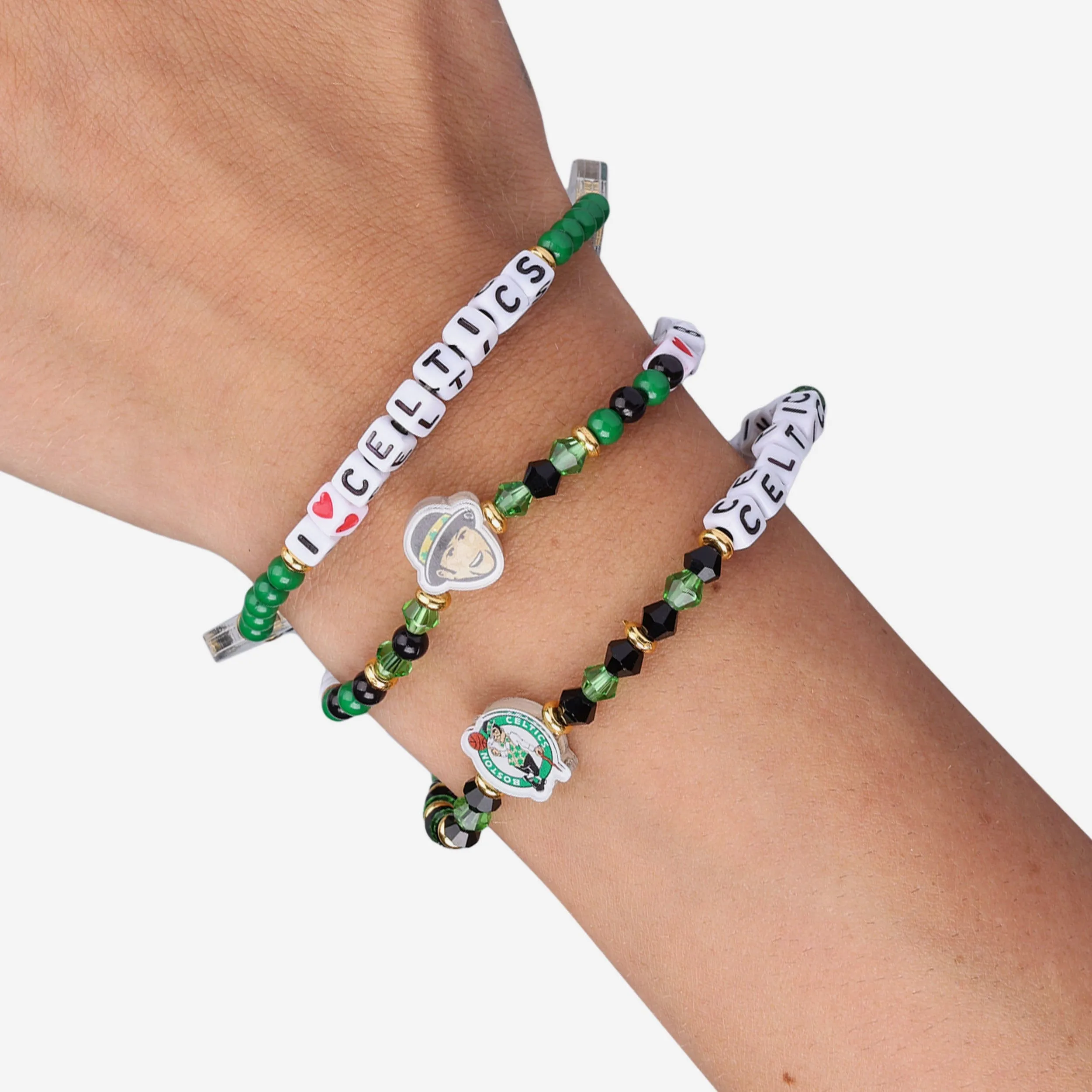 Boston Celtics 3 Pack Friendship Bracelet