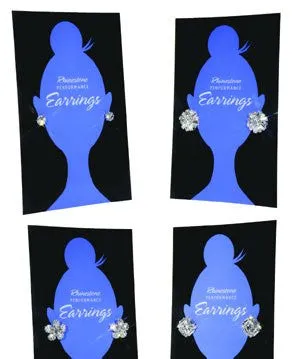 Bunheads Rhinestone Earrings Simple Stud - BH610