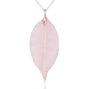 Champagne Leaf Necklace