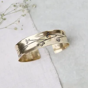 Cherry Blossom Cuff Bracelet