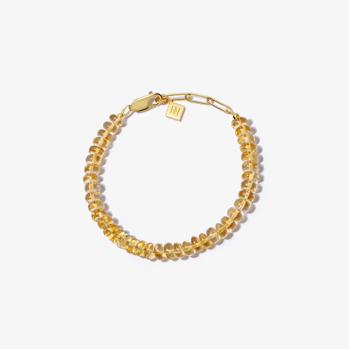 CITRINE CANDY BEADS BRACELET