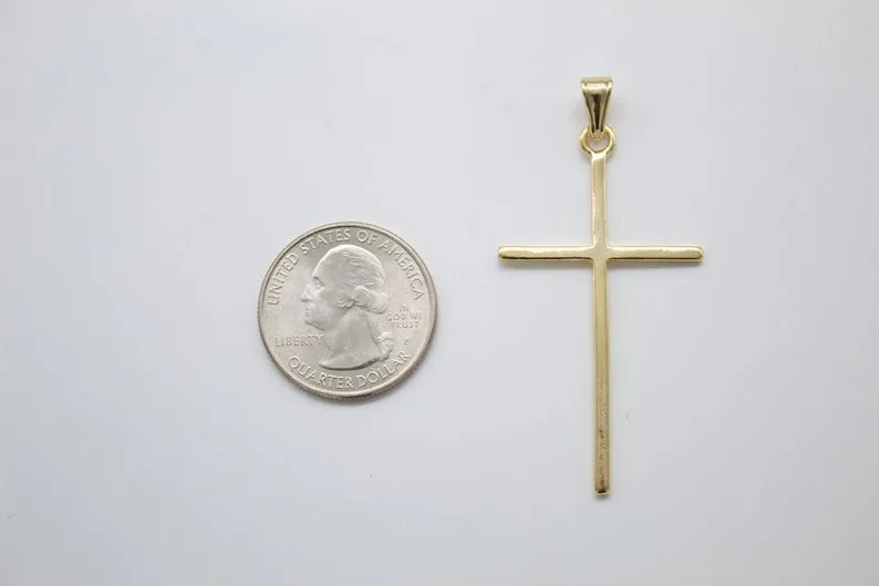 Classic Cross Charm Pendant (A113)