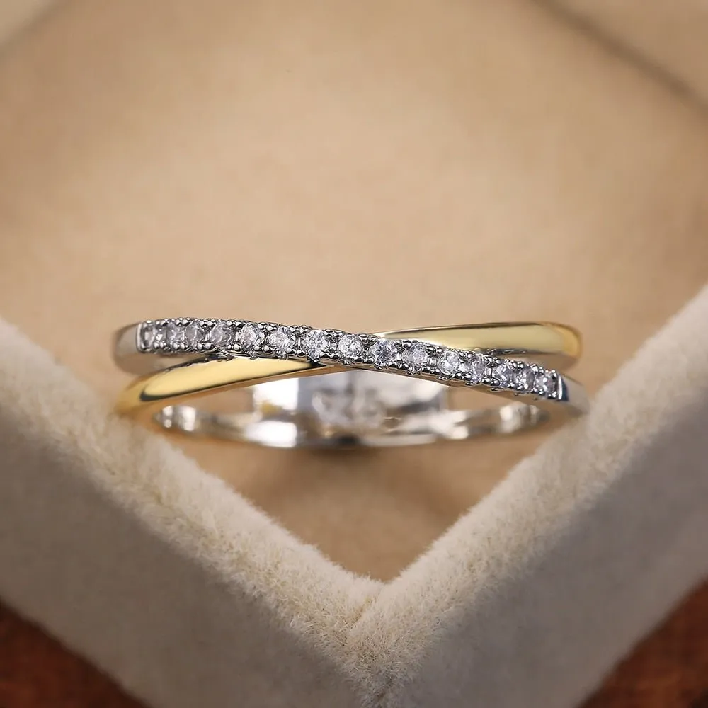 Classic X Shape Rings | Womens Jewelry Rings