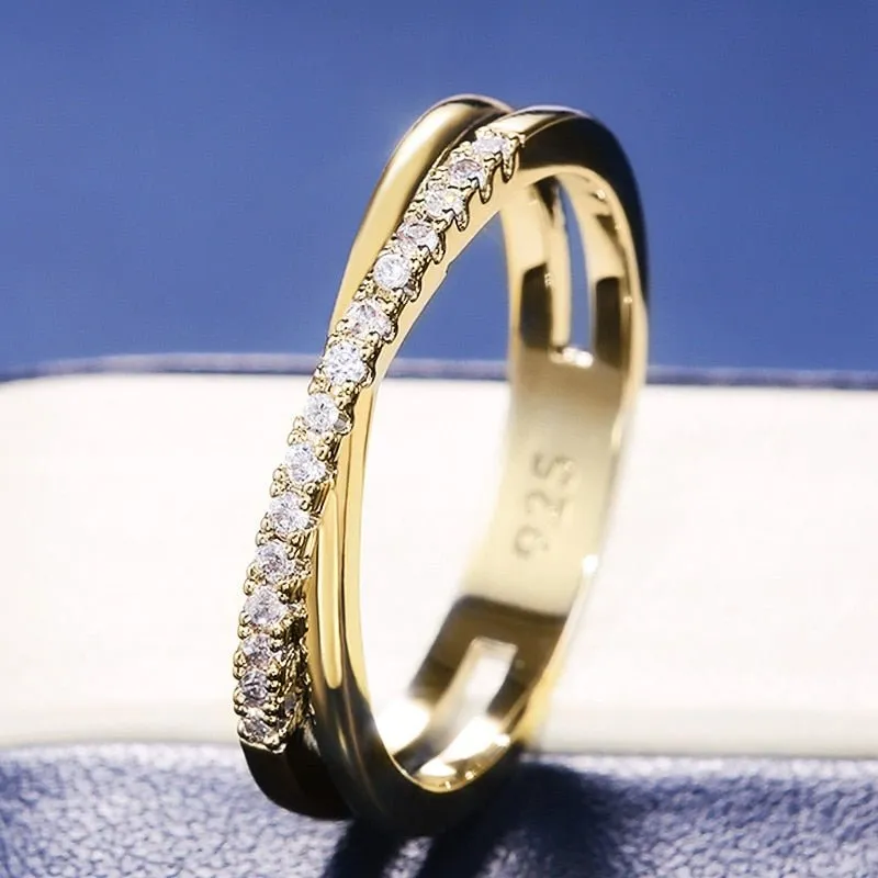Classic X Shape Rings | Womens Jewelry Rings