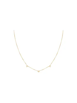 Cosmic Star Charm Crystal Necklace