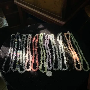 Crystal Chip Necklaces