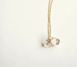 Crystal Chip Wrap Necklace