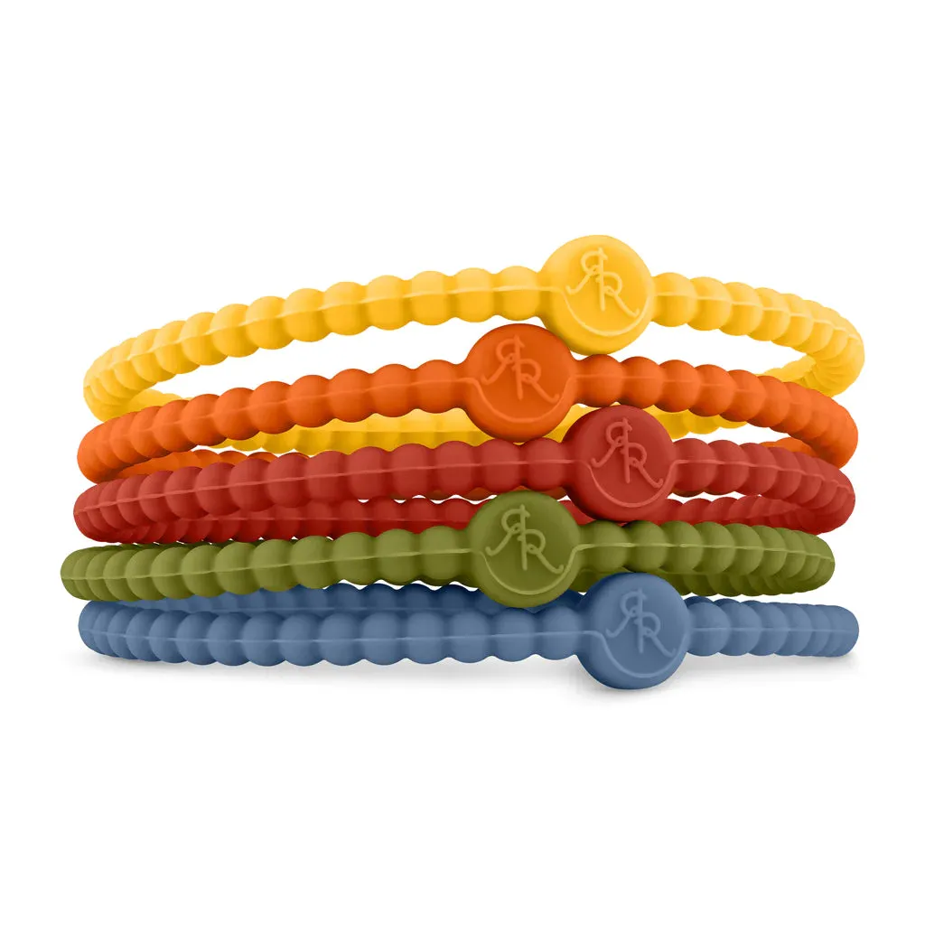 Cutie Bracelets - Set of 5 Silicone Bracelets