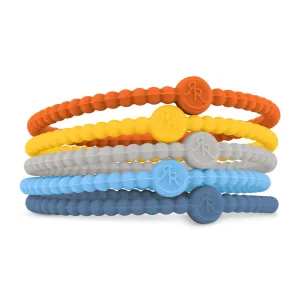 Cutie Bracelets - Set of 5 Silicone Bracelets