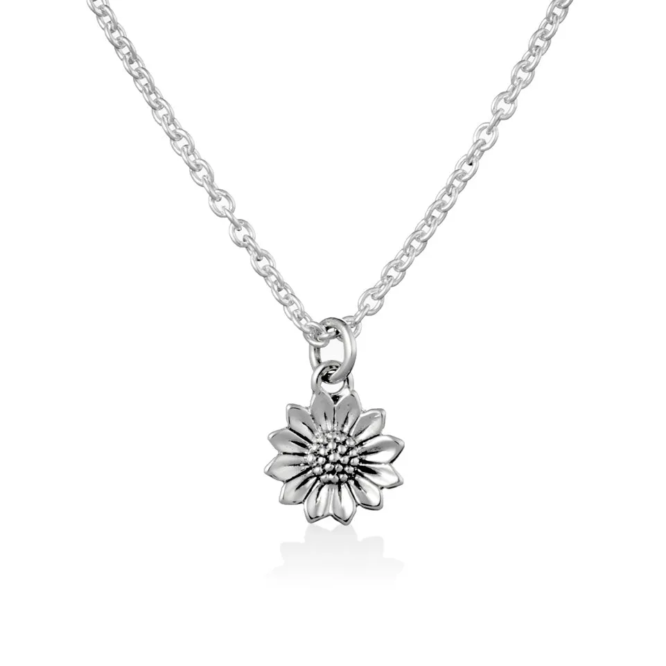 Delicate Sunflower Necklace