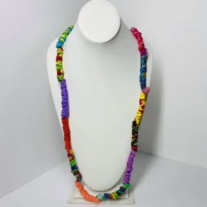FICKLESTICKS Skinny Corkscrew Necklace - BLUES (NOT MULTI)