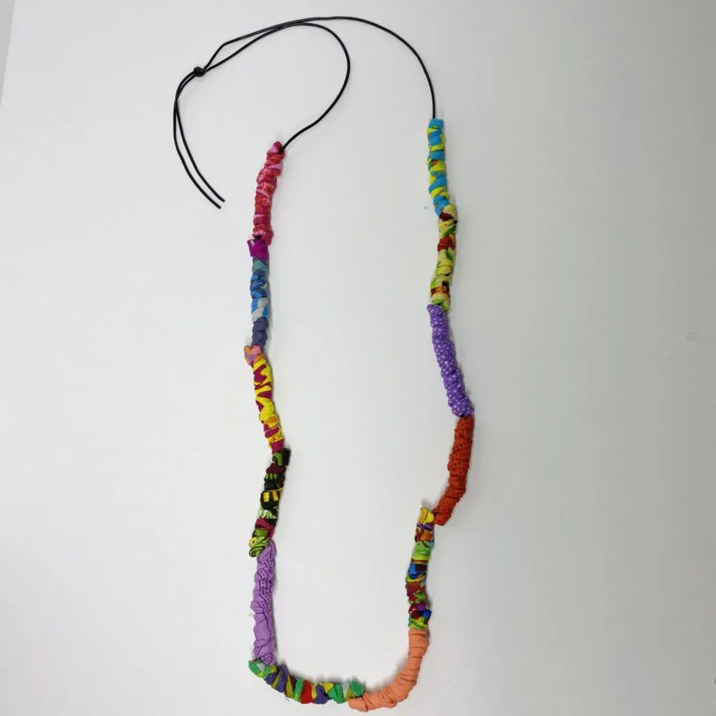 FICKLESTICKS Skinny Corkscrew Necklace - BLUES (NOT MULTI)