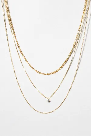 Gilded Layered Necklace