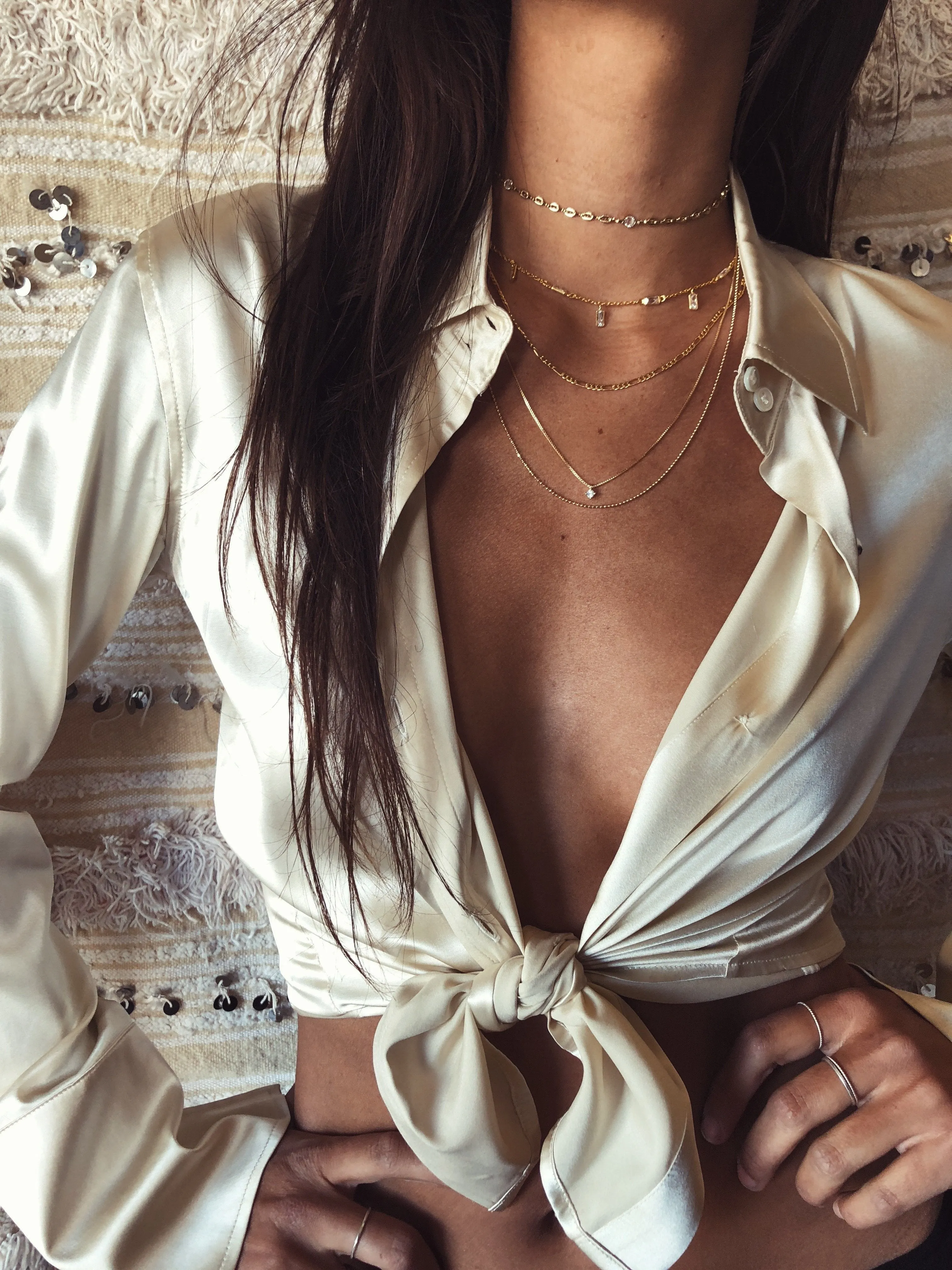 Gilded Layered Necklace