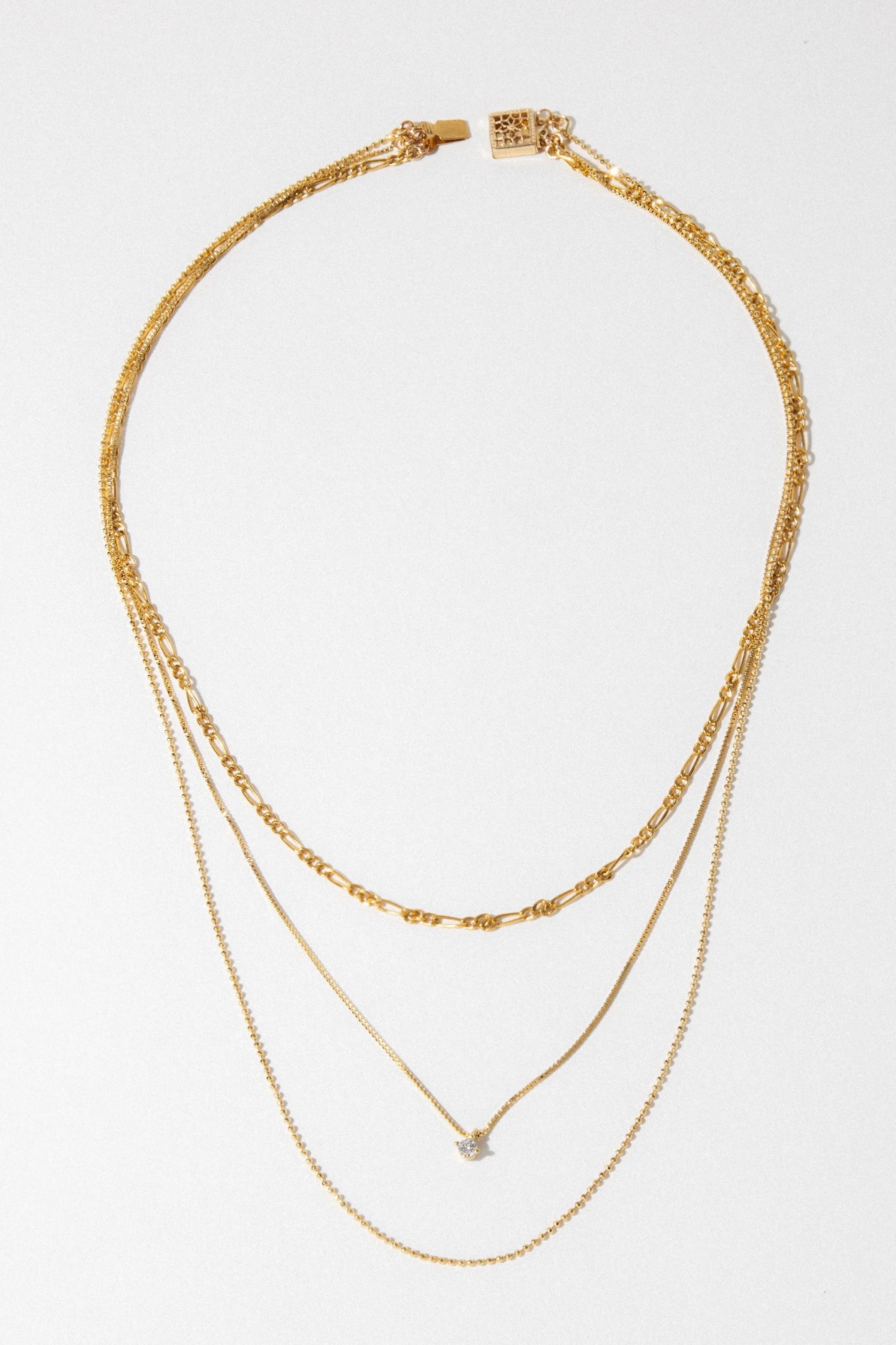 Gilded Layered Necklace