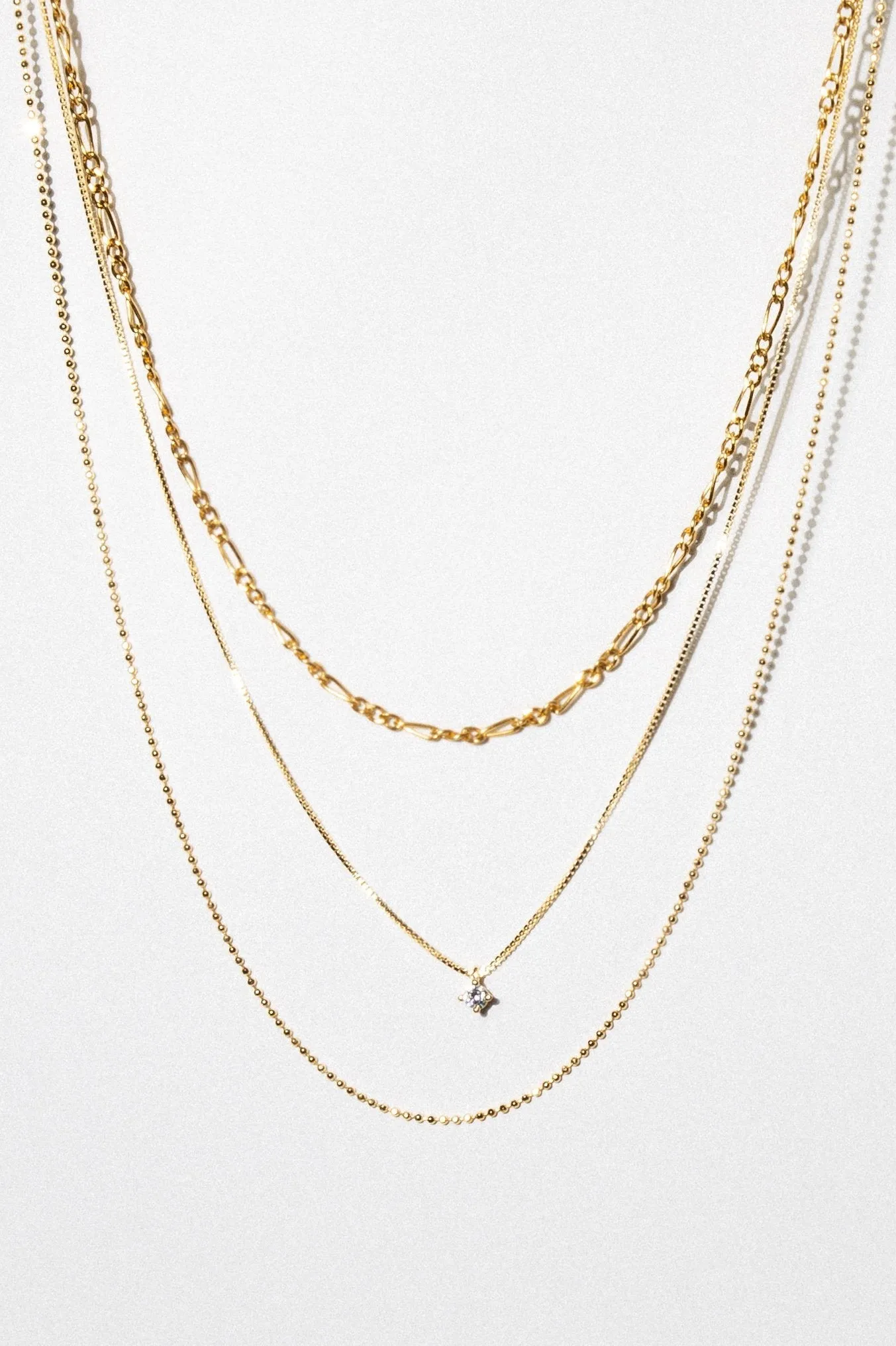 Gilded Layered Necklace