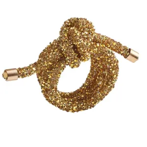 Glam Knot Napkin Ring Gold Set Of 4