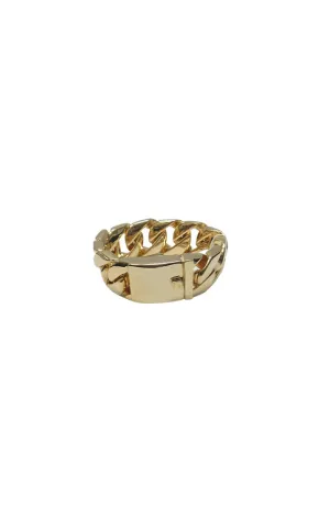 Gold Chain Link Bracelet Medium