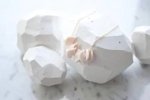 Hand Sculpted Petals Necklace