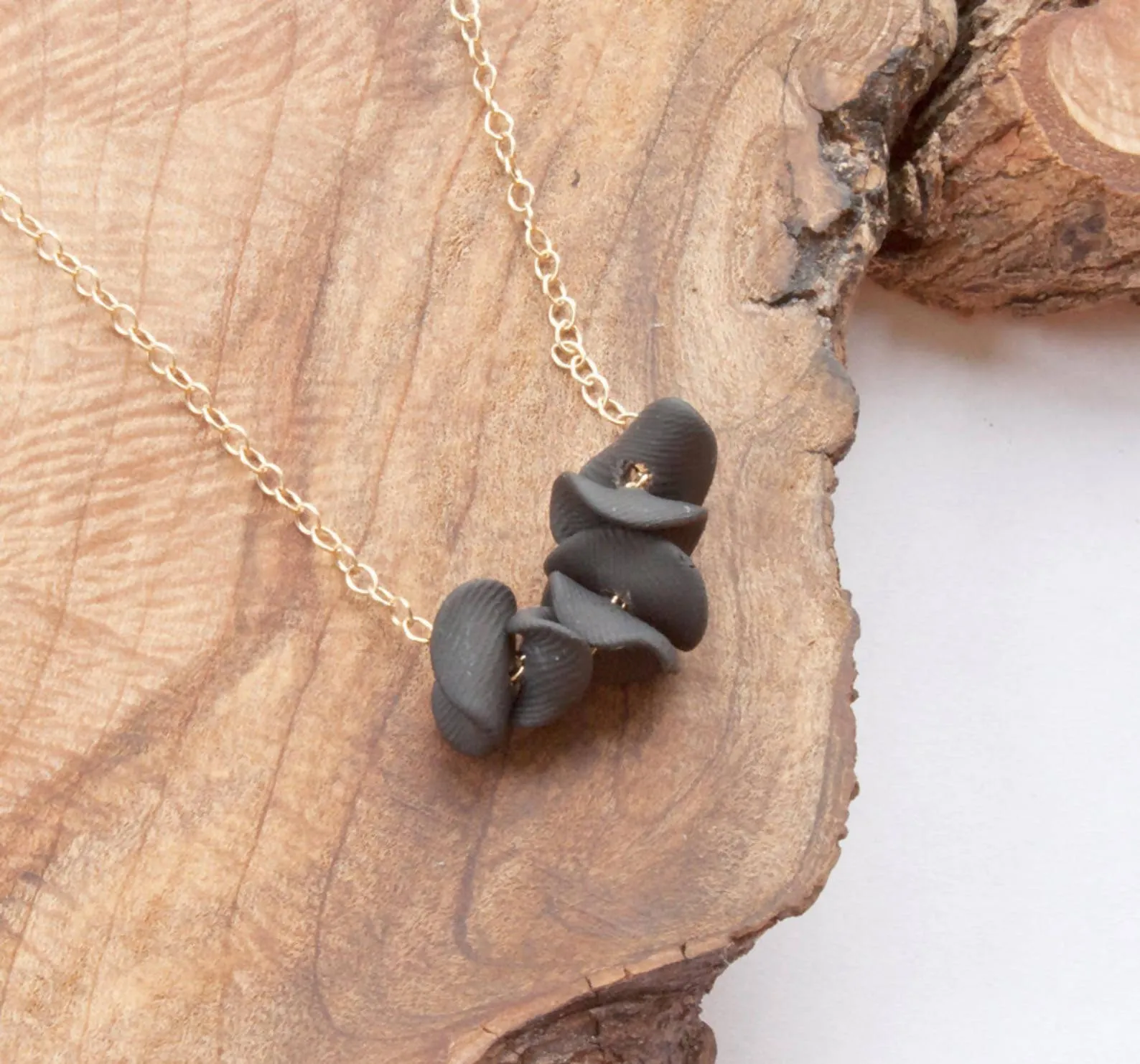Hand Sculpted Petals Necklace