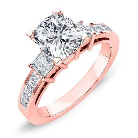Hazel - Cushion Lab Diamond Engagement Ring (IGI Certified)