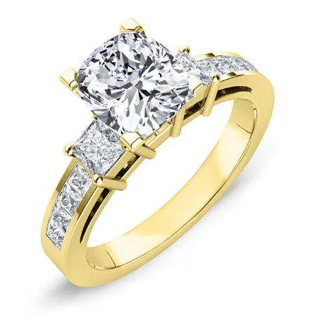 Hazel - Cushion Lab Diamond Engagement Ring (IGI Certified)