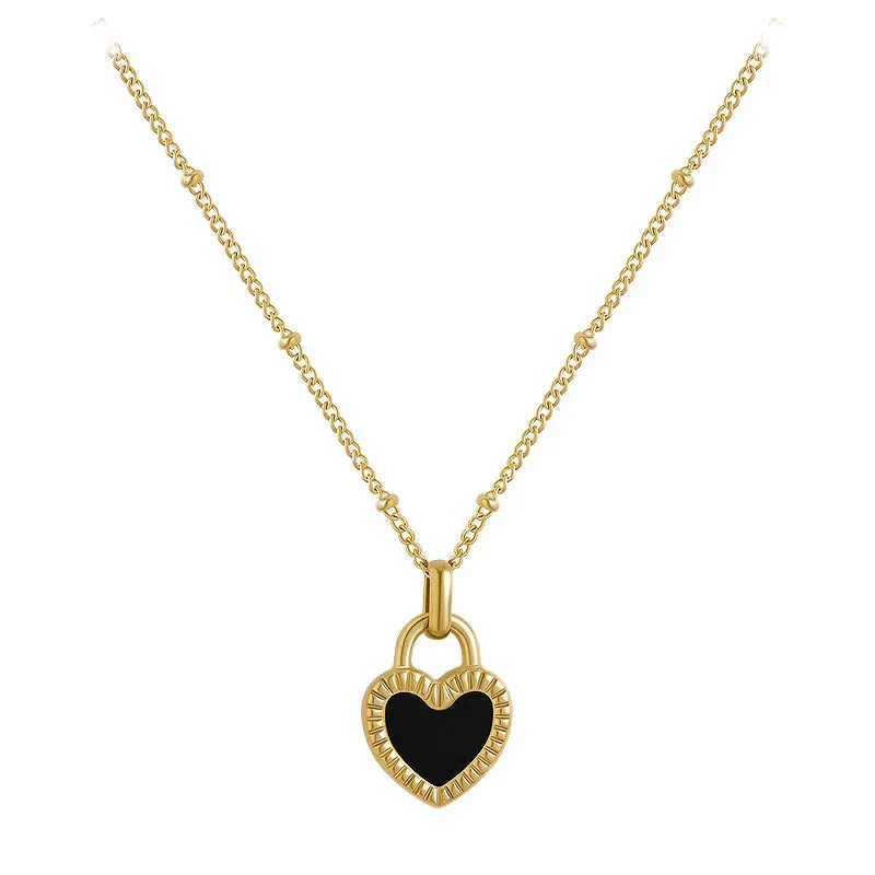 Heart Charm Locket Necklace