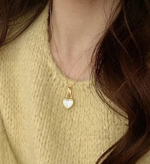 Heart Charm Locket Necklace