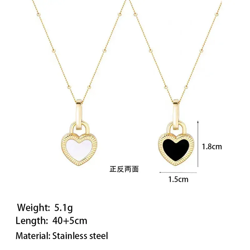 Heart Charm Locket Necklace
